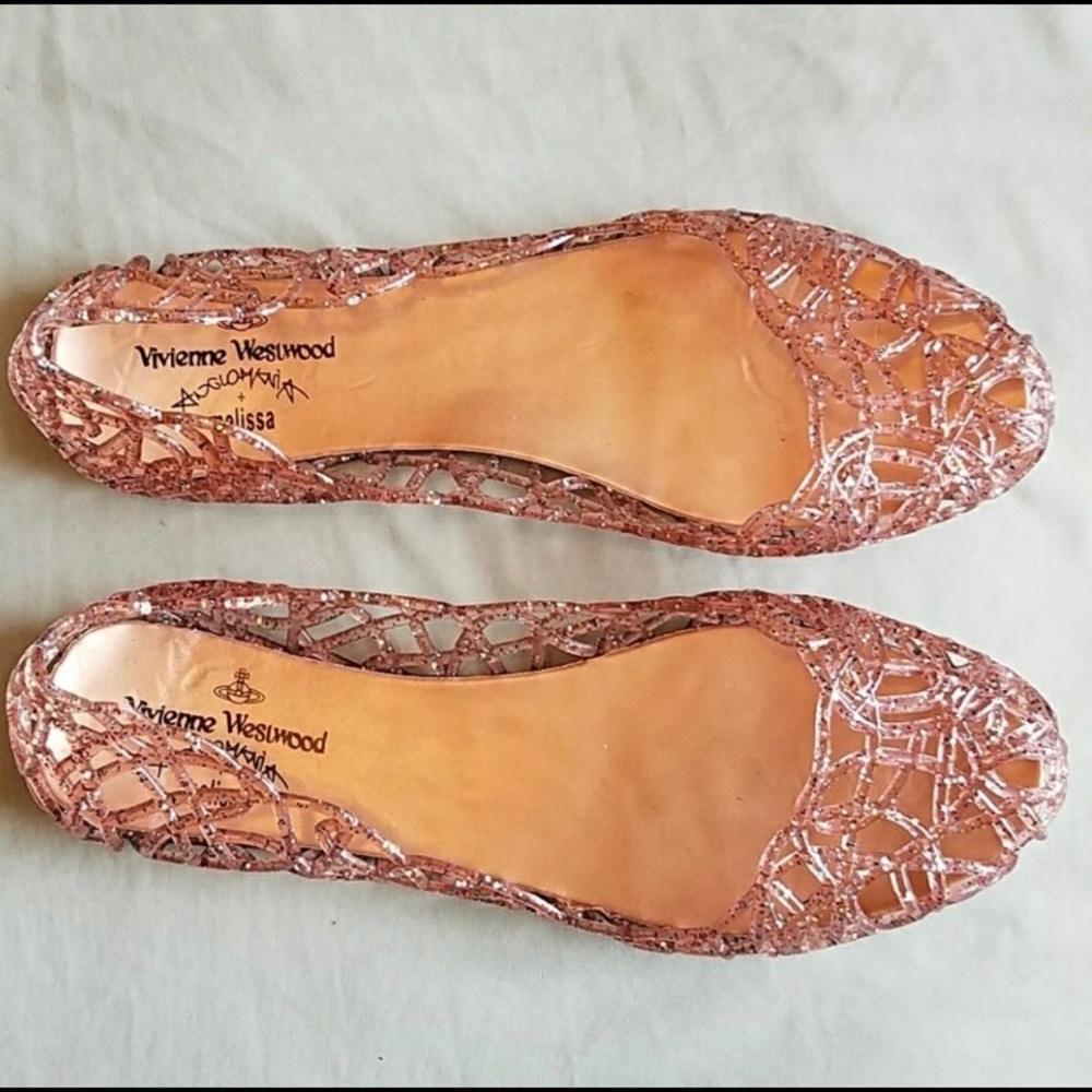 Vivienne Westwood for MELISSA pink glitter